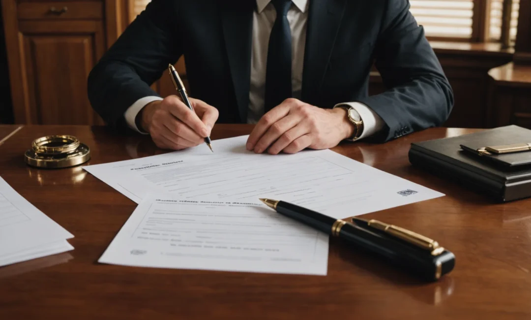 ou signer un rib pour notaire